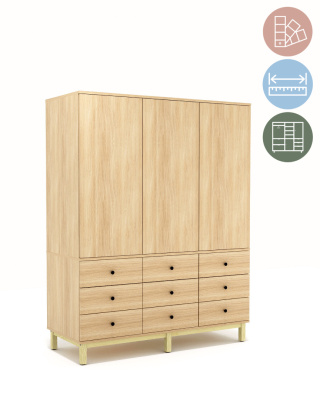 Szeroka szafa z 9 szufladami - SZ-MODEL-2.3