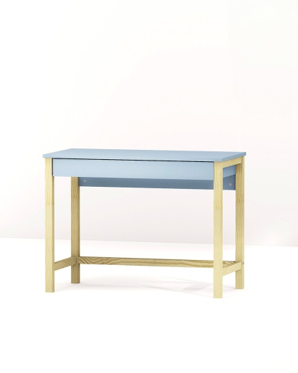 B-DES5/1 - biurko lub toaletka, konsola z szeroką, pojemną szufladą. W wielu kolorach i drewnopodobnych dekorach.