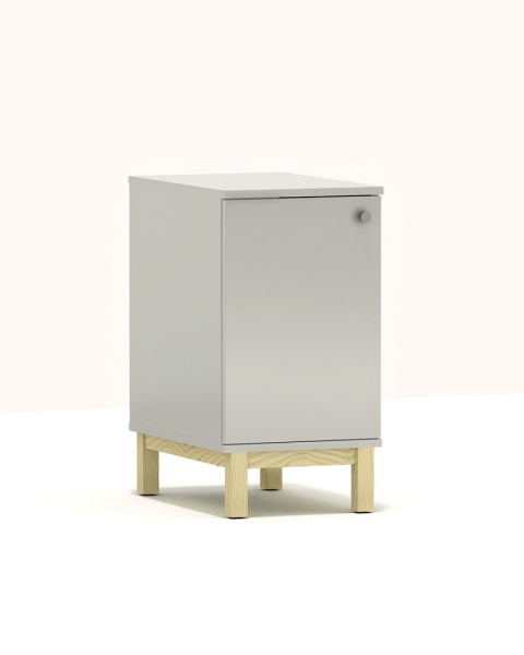 D-MODEL-1 - dostawka do biurka, zamykana szafka, szafa, stone grey D-MODEL-1 - dostawka do biurka, zamykana szafka, szafa, stone grey
