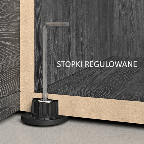 Dwudrzwiowa szafa ubraniowa na wymiar - SZ-MODEL-1.2 Dwudrzwiowa szafa ubraniowa na wymiar - SZ-MODEL-1.2