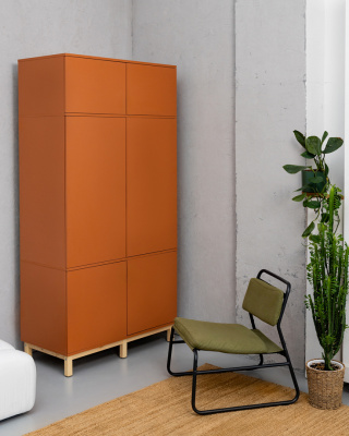 Dwudrzwiowa, wysoka szafa na wymiar - SZ-MODEL-3.2 KONFIGURATOR