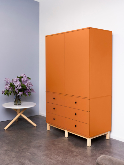 Dwupoziomowa, dwukolumnowa szafa z sześcioma szufladami - SZ-MODEL-2.2 Dwupoziomowa, dwukolumnowa szafa z sześcioma szufladami - SZ-MODEL-2.2