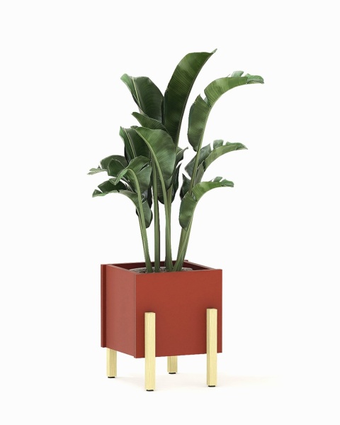 O-MINI-1 - osłona dekoracyjna na doniczkę 20x20x20 cm z kolorowej płyty na drewnianych nogach O-MINI-1 - osłona dekoracyjna na doniczkę 20x20x20 cm z kolorowej płyty na drewnianych nogach