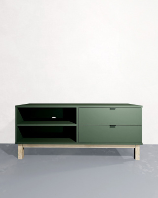 RTV-MODEL-2 - modułowa szafka. Wybierz szerokość (80-120cm) i wyposażenia: szuflady, szafki, półki