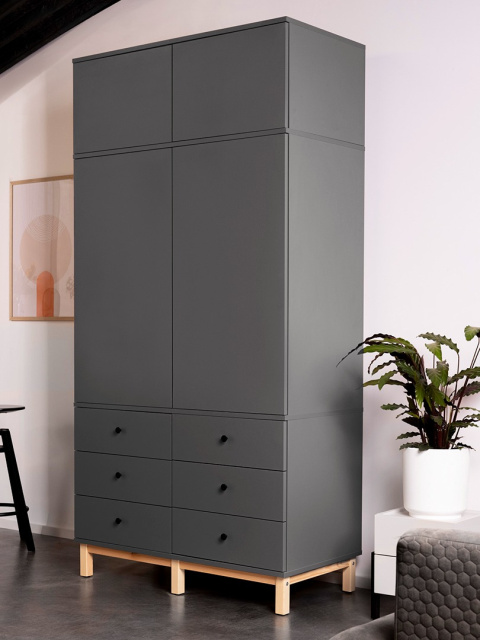 Wysoka, dwukolumnowa szafa z sześcioma szufladami - SZ-MODEL-3.2 Wysoka, dwukolumnowa szafa z sześcioma szufladami - SZ-MODEL-3.2