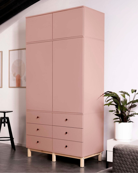 Wysoka, dwukolumnowa szafa z sześcioma szufladami - SZ-MODEL-3.2 Wysoka, dwukolumnowa szafa z sześcioma szufladami - SZ-MODEL-3.2