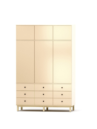 Wysoka, trójkolumnowa szafa z dziewięcioma szufladami - SZ-MODEL-3.3