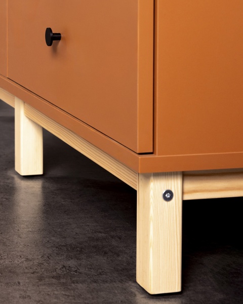 Dwudrzwiowa szafa z dwiema szufladami - na wymiar - SZ-MODEL (2.2)