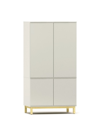 Dwudrzwiowa szafa z szafkami, na wymiar - SZ-MODEL (2.2)