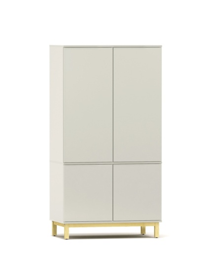 Dwudrzwiowa szafa z szafkami, na wymiar - SZ-MODEL (2.2)