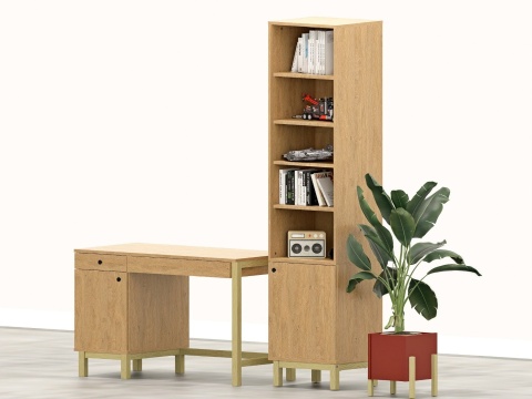 REG-MODEL-4 (2.1) - Regał z szufladami i otwartymi półkami | Szerokość 40-80 cm | Kolory i drewnopodobne dekory.