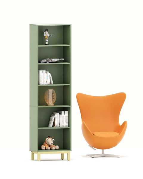 REG-MODEL-5 (2.1) - regał z otwartymi półkami. | Szerokość 40-80 cm | Na wymiar. Kolory i drewnopodobne dekory.